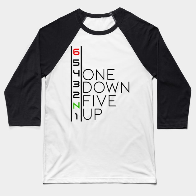 65432N1 One Down Five Up Baseball T-Shirt by TwoLinerDesign